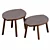 Stylish Stockholm Dining Set 3D model small image 1