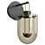 Sleek Sivan Wall Sconce 3D model small image 1