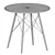 Yves 80 Black Sit and Table 3D model small image 2
