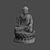 Enlightened Buddha Statue 3D model small image 8