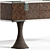 Elegant Longhi Oscar Sideboard 3D model small image 2
