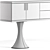 Elegant Longhi Oscar Sideboard 3D model small image 3