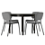 Elegant IKEA Dining Set 3D model small image 3