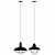 Retro Black Metal Chandelier: Wholesale Industrial Loft Iron Lamp 3D model small image 2
