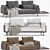 Modern Minotti Brasilia Sofa 3D model small image 1