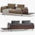 Modern Minotti Brasilia Sofa 3D model small image 6