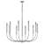 Elegant Ten-Light Chandelier 3D model small image 2