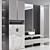 Elegant Bathroom Console Set 3D model small image 6