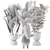 Ferm Living Bau Pot: Large Indoor Plant Set 3D model small image 7