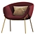 SP01 Anita Armchair: Sleek and Stylish Seating Solution 3D model small image 2