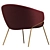SP01 Anita Armchair: Sleek and Stylish Seating Solution 3D model small image 4