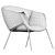 SP01 Anita Armchair: Sleek and Stylish Seating Solution 3D model small image 5