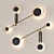 Modern Trio Wall Lamp 3D model small image 1