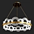 Elegant VETORA Chandelier 3D model small image 1