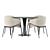 Stylish Dining Set by Segis 3D model small image 3