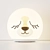 IKEA ANGARNA Panda LED Children's Lamp 3D model small image 2