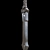 Dwarven King's Mighty Blade 3D model small image 1