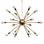 Sleek Sputnik Chandelier | Atomic 18 3D model small image 1