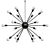 Sleek Sputnik Chandelier | Atomic 18 3D model small image 2