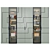 Modern Kanzasi Wardrobe: Customizable & Spacious 3D model small image 1