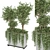 Lush Outdoor Plants - Set 186 3D model small image 2