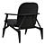 Elegant LOUISE Chair Design 3D model small image 2