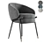 Elegant Little Dining Armchair: Longhi LLOyd 3D model small image 1