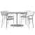 Elegant Klee Grey Boucle Dining Set 3D model small image 4