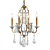 Feiss Valentina Crystal Chandelier 3D model small image 1
