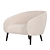 Minimalist Oleg Armchair 3D model small image 1