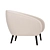 Minimalist Oleg Armchair 3D model small image 3