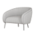 Minimalist Oleg Armchair 3D model small image 4