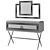 Elegant Dressing Table Set 3D model small image 3