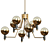 Sleek Modern Tum Pendant Light 3D model small image 1