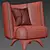 GINA Armchair: Modern Comfort by ENNE 3D model small image 4