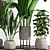 Sleek Indoor Plant Stand 3D model small image 4