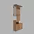 Sleek Modern Hallway Furniture 3D model small image 1