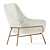 Coco Velvet Lounge Chair: Elegant & Comfortable Seating 3D model small image 4