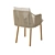 Elegant Senja Armchair: Stylish and Comfortable 3D model small image 4