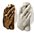 Sculpted Hand Wall Art 3D model small image 2