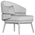 Stylish Billy Armchair: Modern Design 3D model small image 5