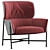 Modern SP01 Caristo Armchair 3D model small image 1