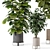 Ferm Living Bau Pot Large - Set 422: Stylish Indoor Plants 3D model small image 4