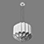 Elegant Siena Lightstar Chandelier 3D model small image 5