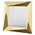 Eichholtz Gold Rivoli Square Mirror 3D model small image 1