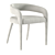 Modern Gray Lisette Dining Armchair 3D model small image 2