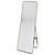 Sophisticated Brass Floor Mirror 3D model small image 1