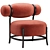 Chignon Armchair: Sophisticated Elegance for Modern Spaces 3D model small image 2