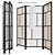  RISÖR IKEA Room Divider - Stylish and Versatile 3D model small image 1