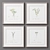 Home Gallery Frames - Set of 4 3D model small image 4